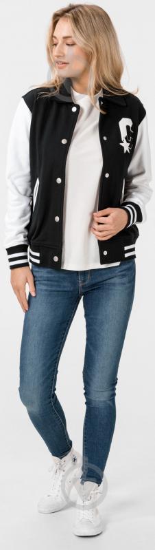 Ветровка женская демисезонная Converse TWISTED VARSITY KNIT JACKET 10018557-001 р.XS черная - фото 7