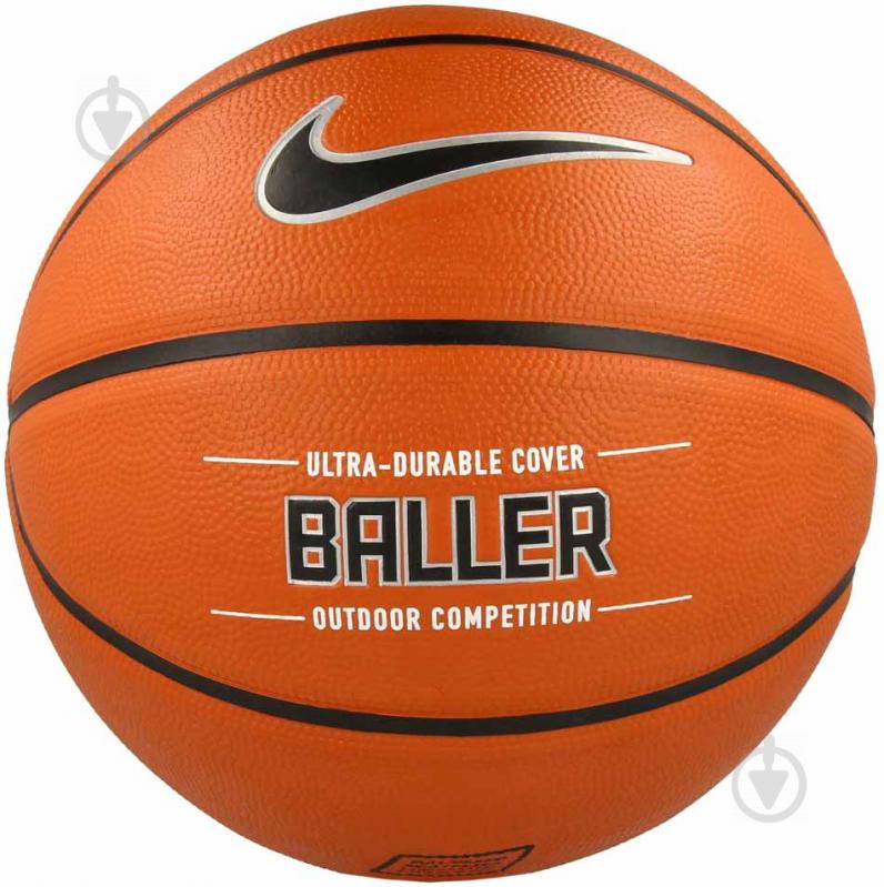 Баскетбольний м'яч Nike Baller 8P N.KI.32.855 р. 7 помаранчевий - фото 1