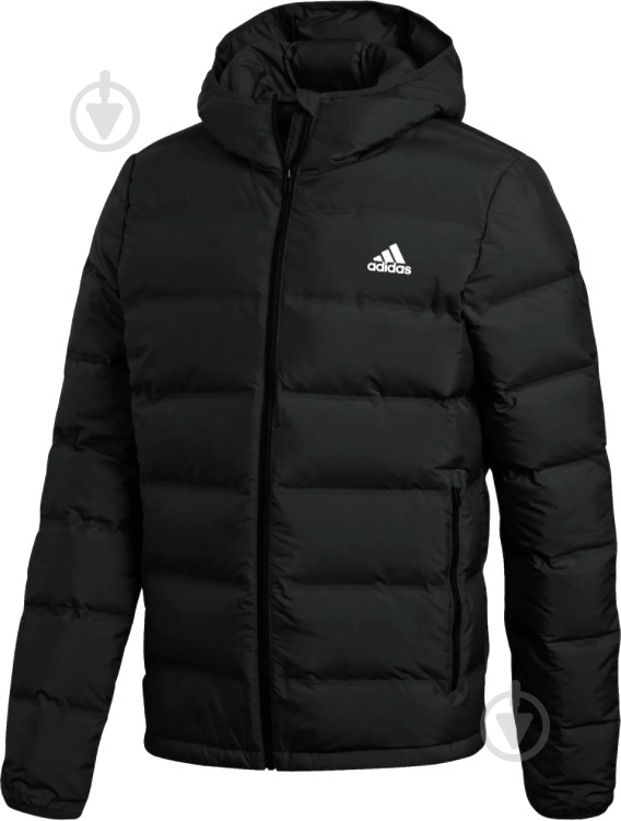 Пуховик чоловічий зимовий Adidas Helionic Ho Jkt BQ2001 р.M чорний - фото 1