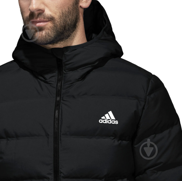 Пуховик чоловічий зимовий Adidas Helionic Ho Jkt BQ2001 р.M чорний - фото 5