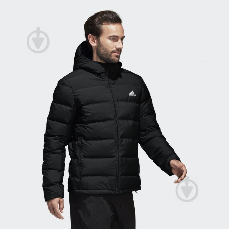 Пуховик чоловічий зимовий Adidas Helionic Ho Jkt BQ2001 р.2XL чорний - фото 4