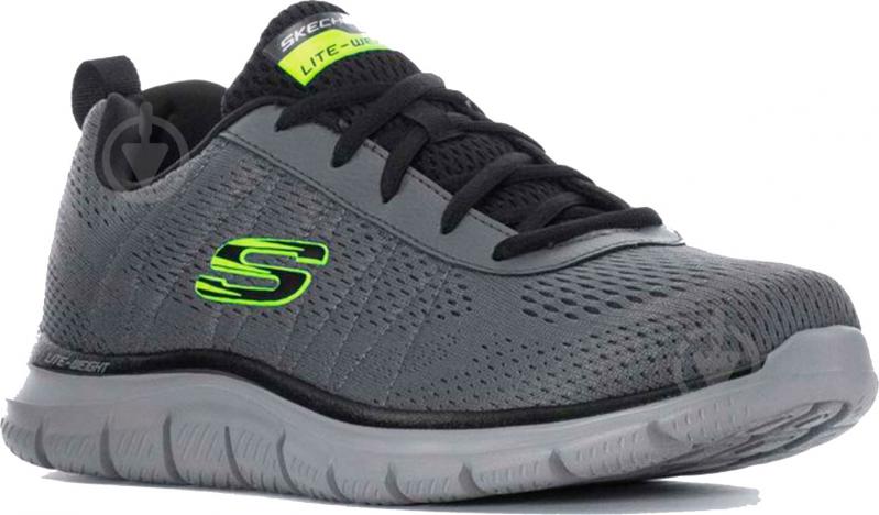 Кросівки чоловічі демісезонні Skechers Track 232081W CCBK р.42 сірі - фото 3