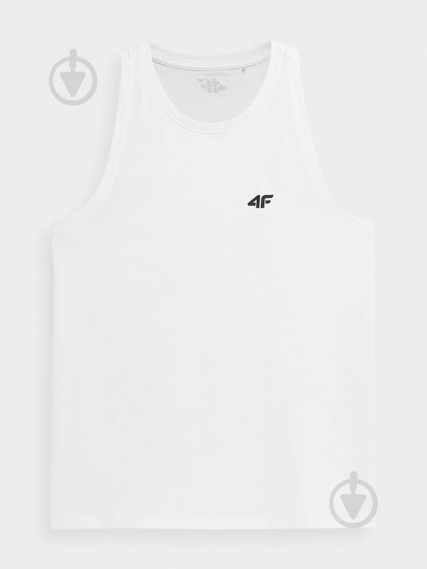 Майка 4F 4FSS23TSLEM017-10S р.M белый - фото 1