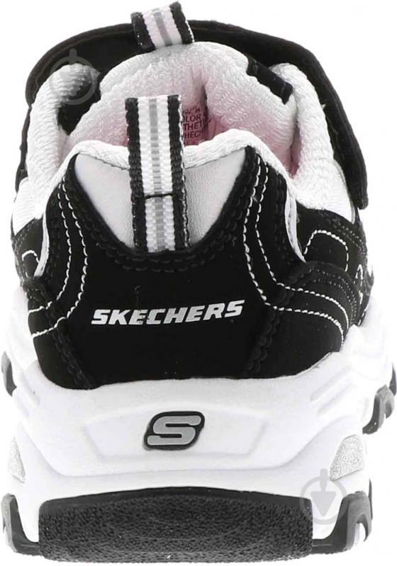 Кросівки чоловічі демісезонні Skechers D'Lites 4.0 237225 BKW р.41 чорно-білі - фото 5