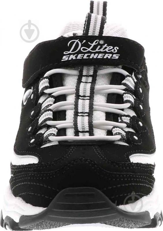 Кросівки чоловічі демісезонні Skechers D'Lites 4.0 237225 BKW р.41 чорно-білі - фото 4