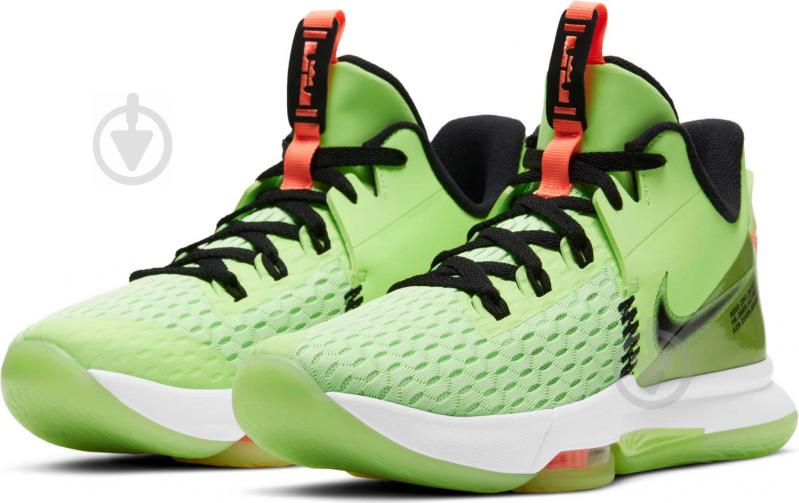 Кроссовки мужские весенние Nike LeBron Witness 5 CQ9380-300 р.46 салатовые - фото 1