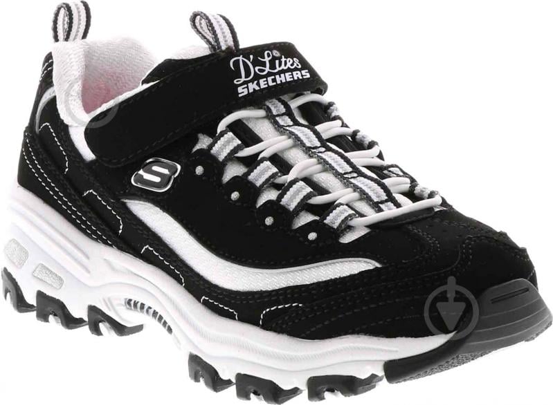 Кроссовки мужские демисезонные Skechers D'Lites 4.0 237225 BKW р.43 черно-белые - фото 3