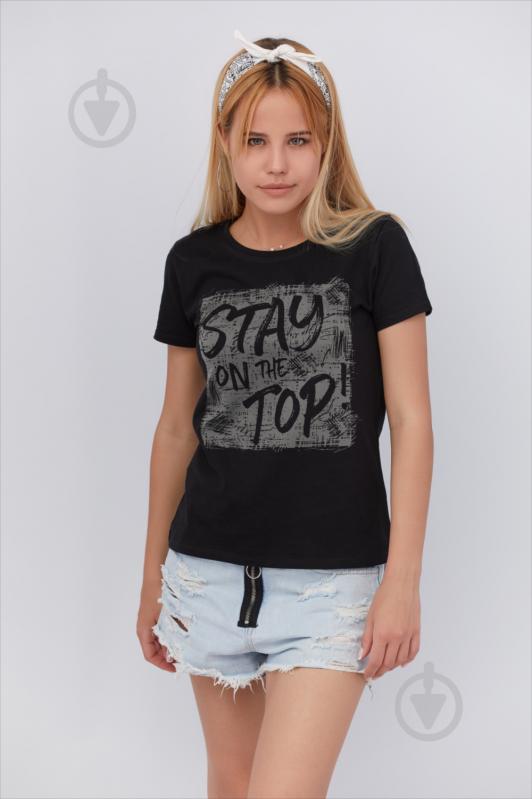 Футболка YAPPI Basic WB1025 р.XL черный - фото 1