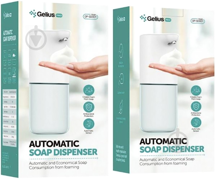 Дозатор автоматический Gelius для мыла Pro Automatic Foam Soap GP-SD001 - фото 8