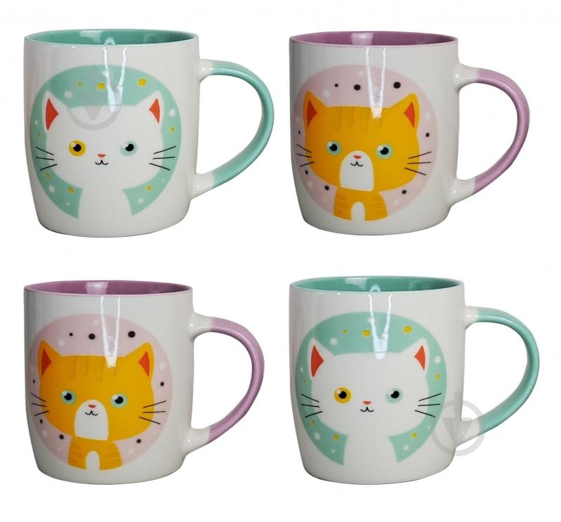 Чашка Vittora Семейство кошачьих 325 мл - фото 1 Чашка Vittora Семейство кошачьих 325 мл - фото 1