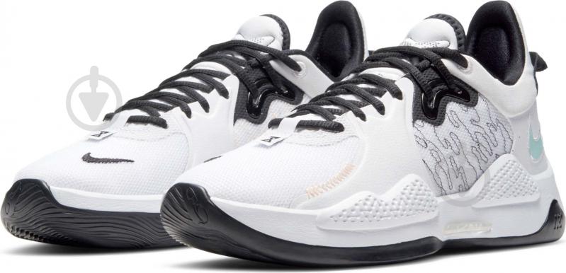 Кроссовки Nike PG 5 CW3143-100 р.48,5 белые - фото 1