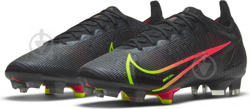 Бутси Nike VAPOR 14 ELITE FG CQ7635-090 р.40 чорний - фото 1