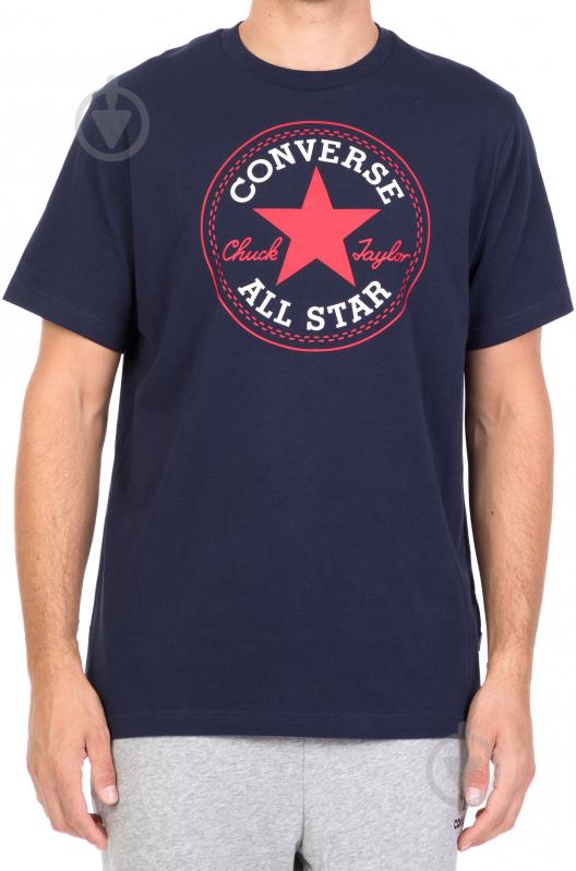 Футболка Converse Chuck Patch Tee 10007887-467 р.2XL темно-синий - фото 4