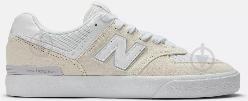 Кросівки чоловічі демісезонні New Balance 574 Numeric NM574VOW р.45 білі - фото 1