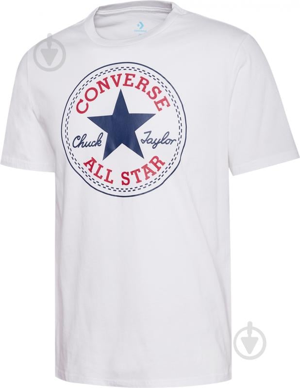 Футболка Converse Chuck Patch Tee 10007887-102 р.M белый - фото 2