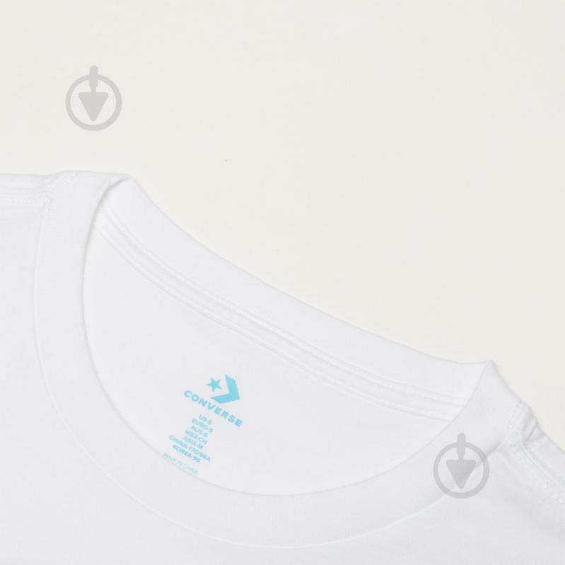 Футболка Converse Chuck Patch Tee 10007887-102 р.S белый - фото 4 Футболка Converse Chuck Patch Tee 10007887-102 р.S белый - фото 4