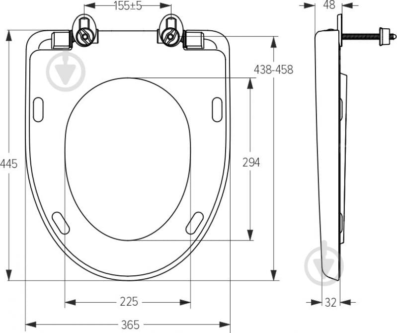 Сидіння для унітаза SoloPlast СУ-6Д - фото 10