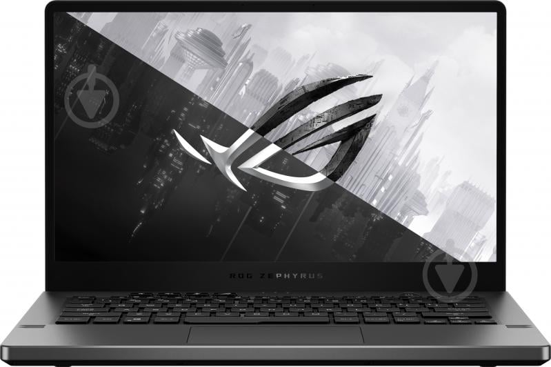 Ноутбук Asus ROG Zephyrus G14 GA401QC-HZ158 14 (90NR05T3-M02580) grey - фото 1