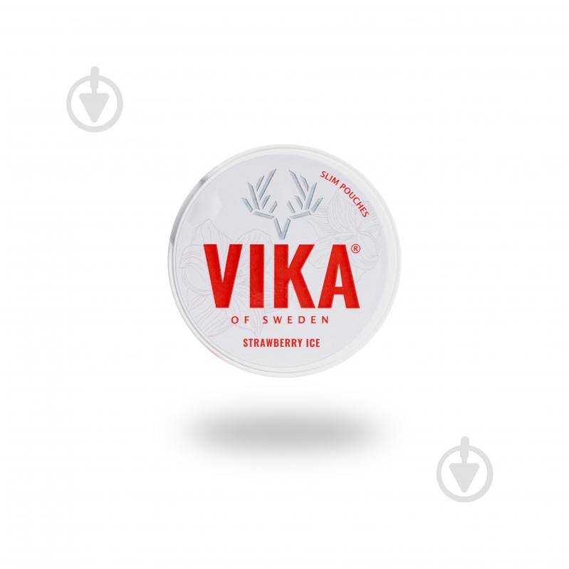 Нікотинові паучі Vika Slim Strawberry Ice 25 мг - фото 2 Нікотинові паучі Vika Slim Strawberry Ice 25 мг - фото 2