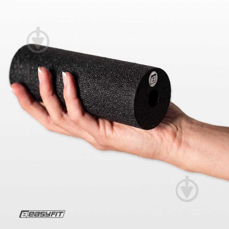Валик EasyFit EPP 15х5 см чорний - фото 2 Валик EasyFit EPP 15х5 см чорний - фото 2