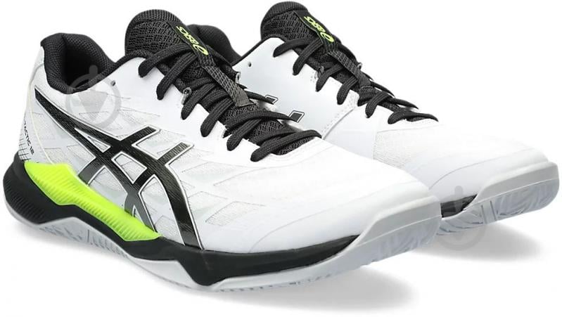 Кросівки чоловічі Asics GEL-TACTIC 12 1071A090-101 р.45 білі - фото 3