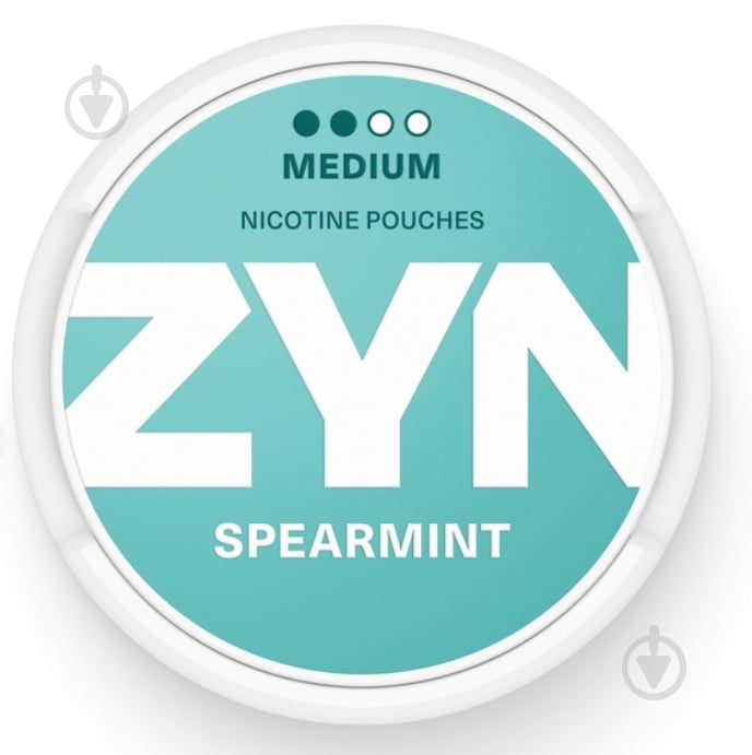 Нікотинові паучі ZYN SPEARMINT Medium - фото 1 Нікотинові паучі ZYN SPEARMINT Medium - фото 1