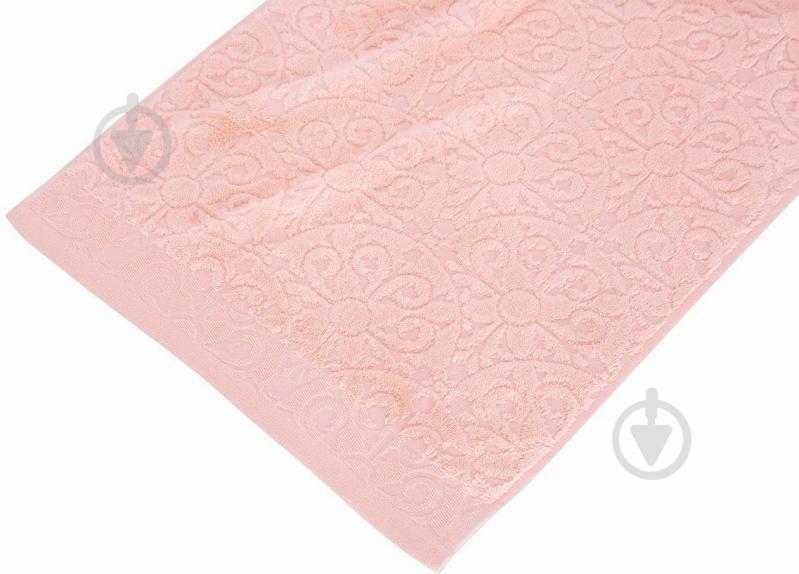 Рушник жаккард Aiko 70x140 см персиковий Arya - фото 2 Рушник жаккард Aiko 70x140 см персиковий Arya - фото 2