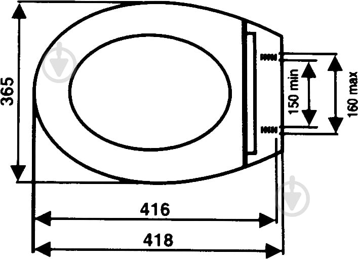 Сиденье для унитаза Сиданіт СУ-79 - фото 3