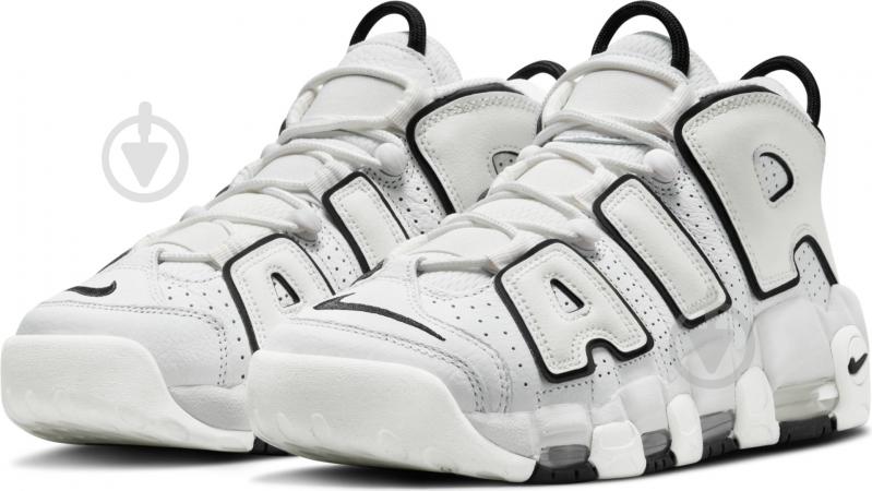 Кроссовки нисекс демисезонные Nike AIR MORE UPTEMPO DO6718-100 р.44 белые - фото 5