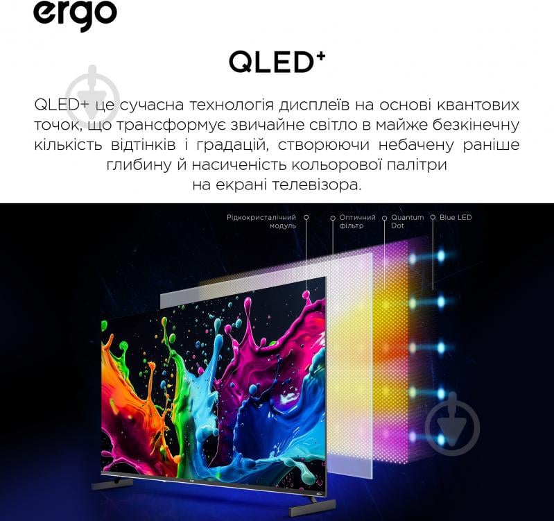 Телевізор Ergo 65JUQ7555 65″ - фото 9 Телевізор Ergo 65JUQ7555 65″ - фото 9