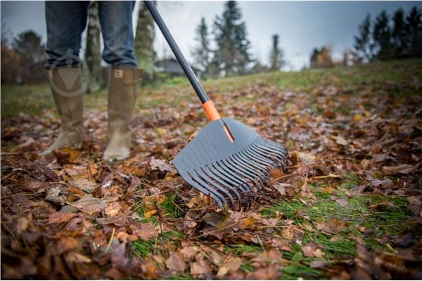 Грабли зубчатые Fiskars для листьев большие Solid Fiskars L (1014915) - фото 2