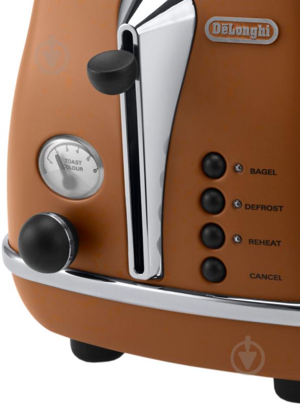 Тостер Delonghi CTOV 2103.BW - фото 2