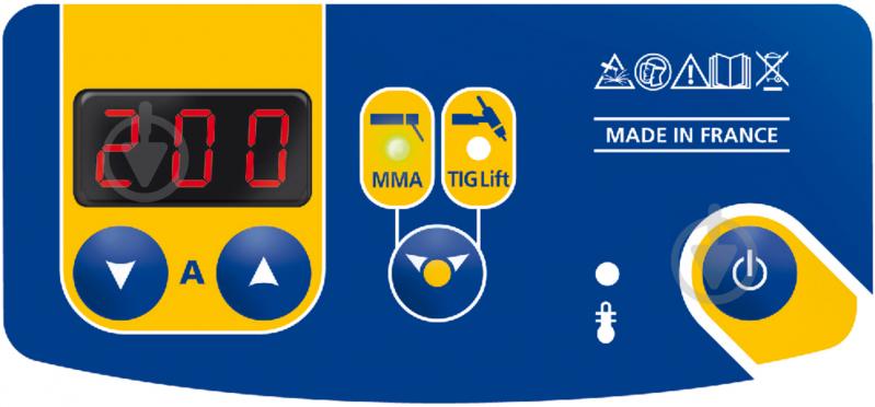 Інвертор зварювальний GYS GYSMI E200 FV з кейсом - фото 3