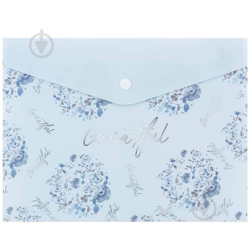 Папка на кнопке А5+ Flower Symphony-2 Axent - фото 1