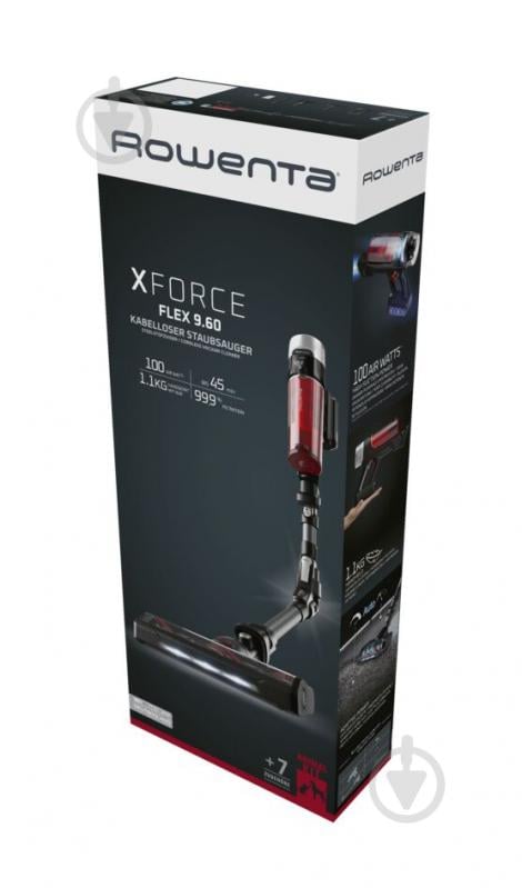 Пылесос аккумуляторный Rowenta X-Force 9.60 Animal RH2078WO grey - фото 12