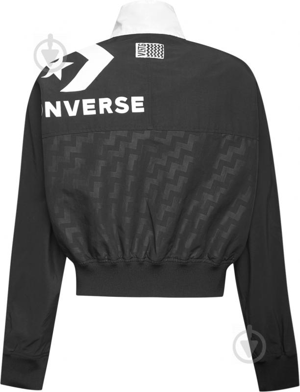 Вітрівка жіноча демісезонна Converse WOMENS VLTG WARM UP JACKET 10019185-001 р.L чорна - фото 2