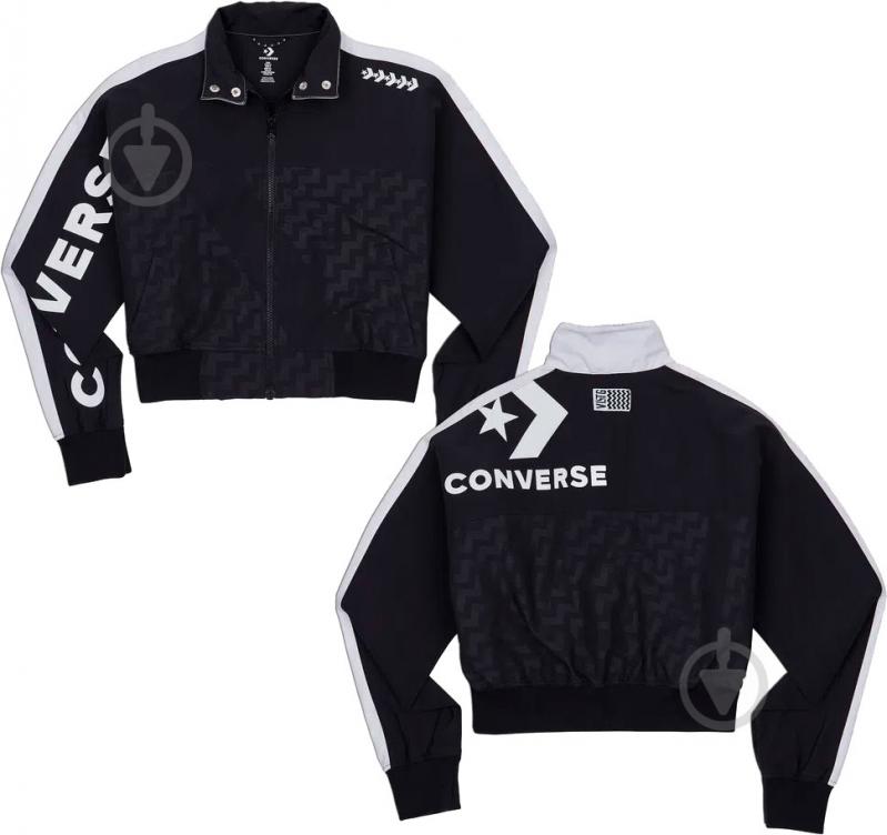 Вітрівка жіноча демісезонна Converse WOMENS VLTG WARM UP JACKET 10019185-001 р.M чорна - фото 12