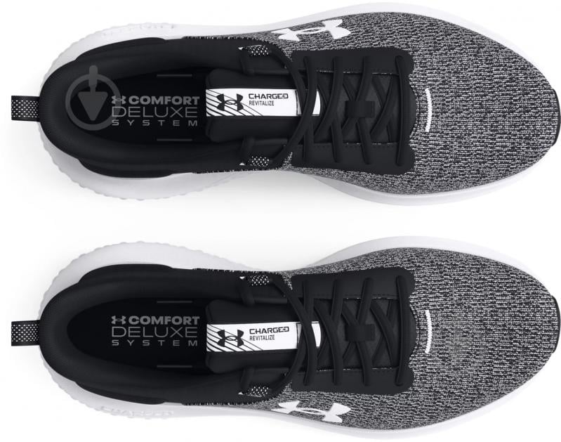 Кросівки жіночі демісезонні Under Armour UA W CHARGED REVITALIZE 3026683-001 р.39 чорні - фото 4