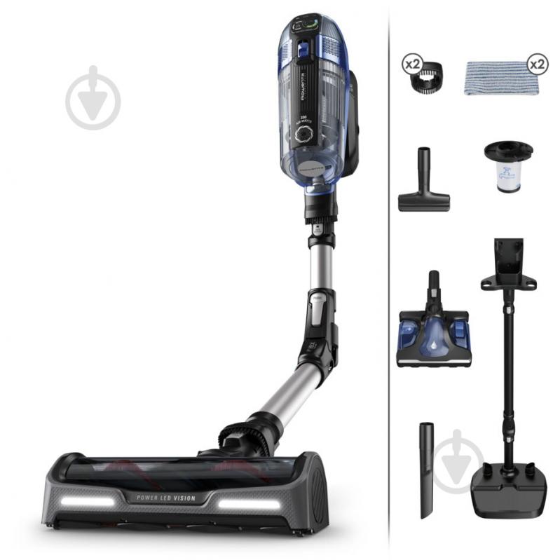 Пылесос аккумуляторный Rowenta X-Force Flex 14.60 Aqua Docking Cordless RH99C3WO black - фото 1