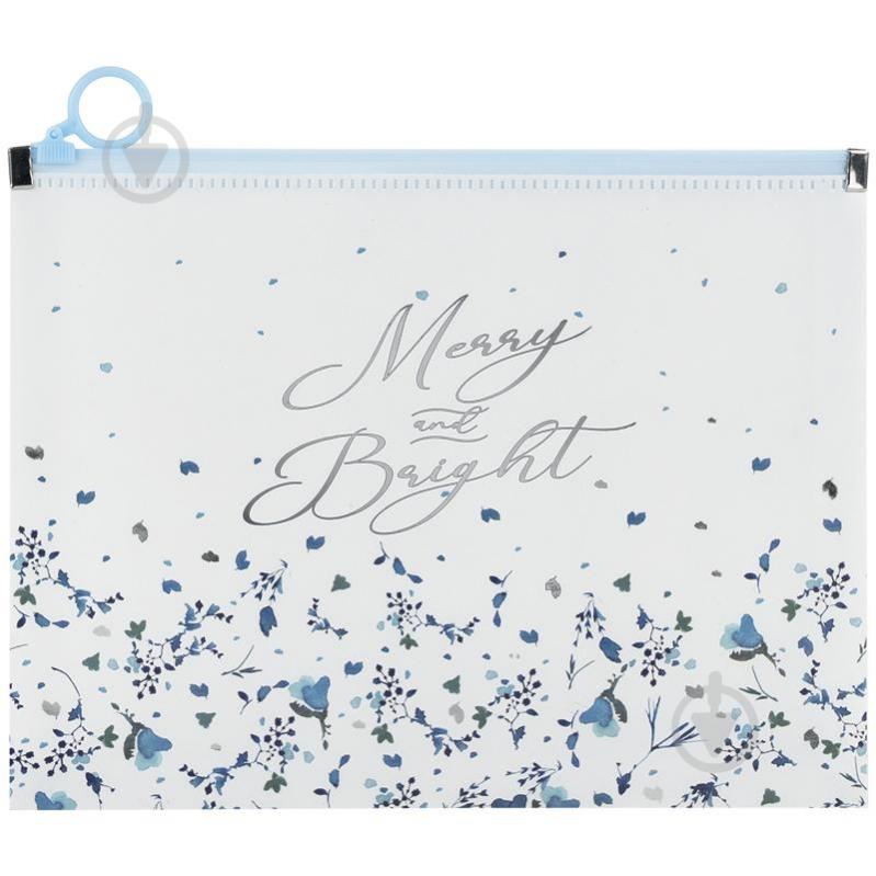 Папка на молнии zip-lock А5+ Flower Symphony-1 Axent - фото 1