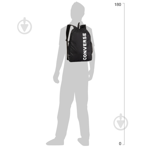Рюкзак Converse Speed 2 Backpack 10018262-001 черный - фото 4 Рюкзак Converse Speed 2 Backpack 10018262-001 черный - фото 4