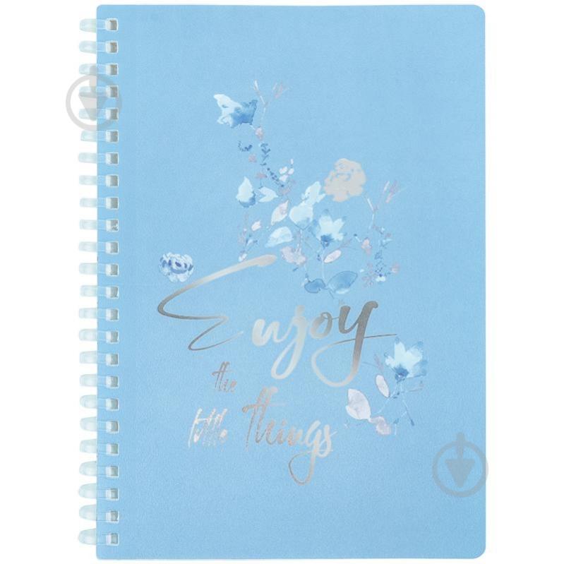 Блокнот Axent А5 80 лист. Flower Sym 2 - фото 1