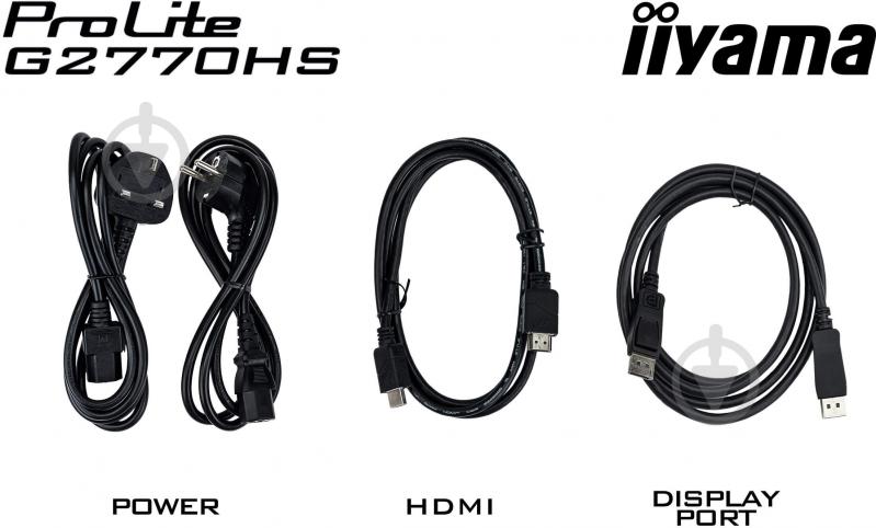 Монитор Iiyama G-MASTER Red Eagle 27" (G2770HS-B1) - фото 11 Монитор Iiyama G-MASTER Red Eagle 27" (G2770HS-B1) - фото 11