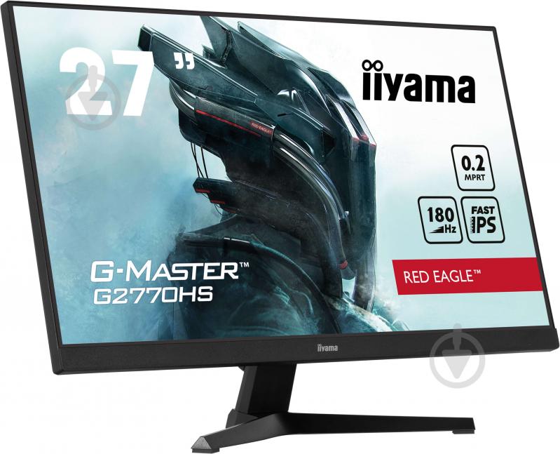 Монитор Iiyama G-MASTER Red Eagle 27" (G2770HS-B1) - фото 4 Монитор Iiyama G-MASTER Red Eagle 27" (G2770HS-B1) - фото 4