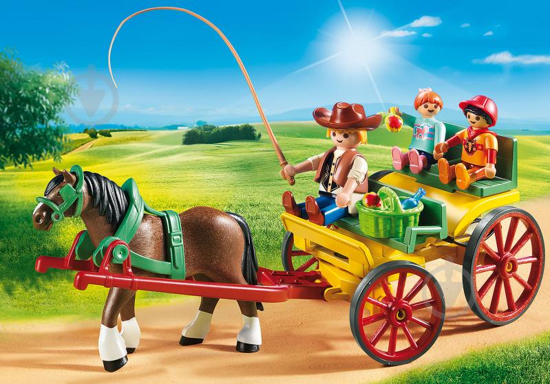 Конструктор Playmobil Гужовий віз 6932 - фото 3