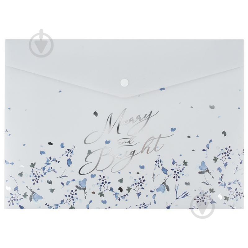 Папка на кнопке А4+ Flower Symphony-1 Axent - фото 1