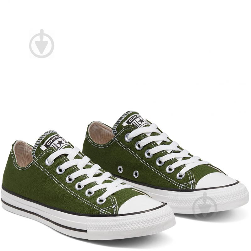 Кеды Converse Chuck Taylor All Star 166711C р.US 9 зеленый - фото 3