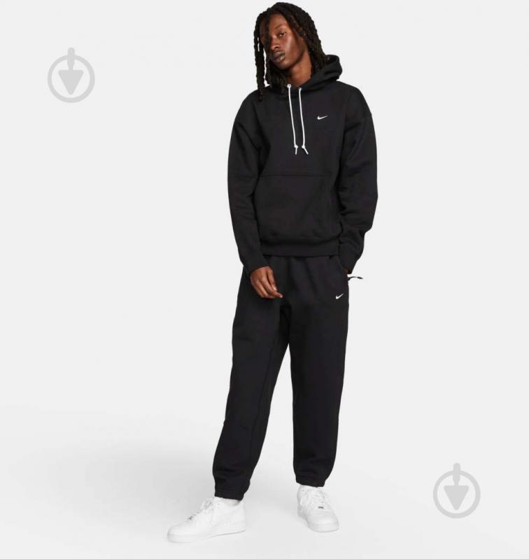 Джемпер Nike NK SOLO SWSH FLC PO HOODIE DX1355-010 р.M черный - фото 6