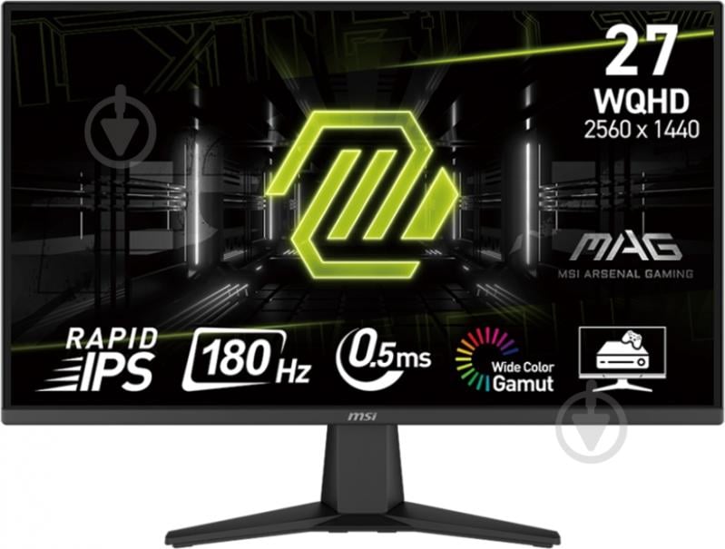 Монітор MSI MAG 275QF 27" (9S6-3CE21M-022) - фото 1 Монітор MSI MAG 275QF 27" (9S6-3CE21M-022) - фото 1