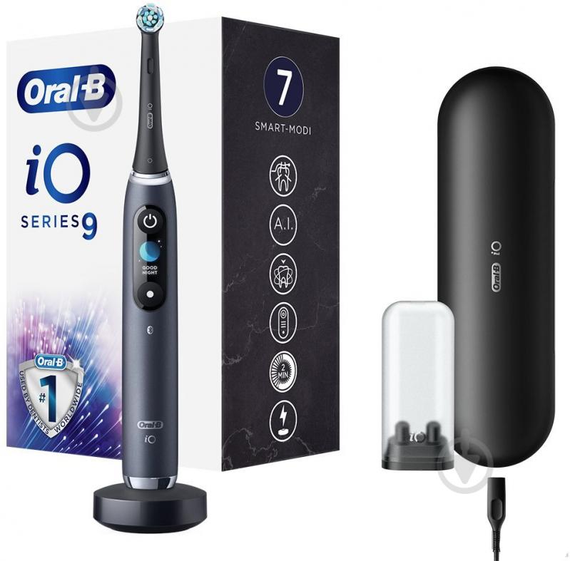 Зубная щетка Braun Oral-B iO Series 9N IOM9.1B2.2AD Black Onyx - фото 1